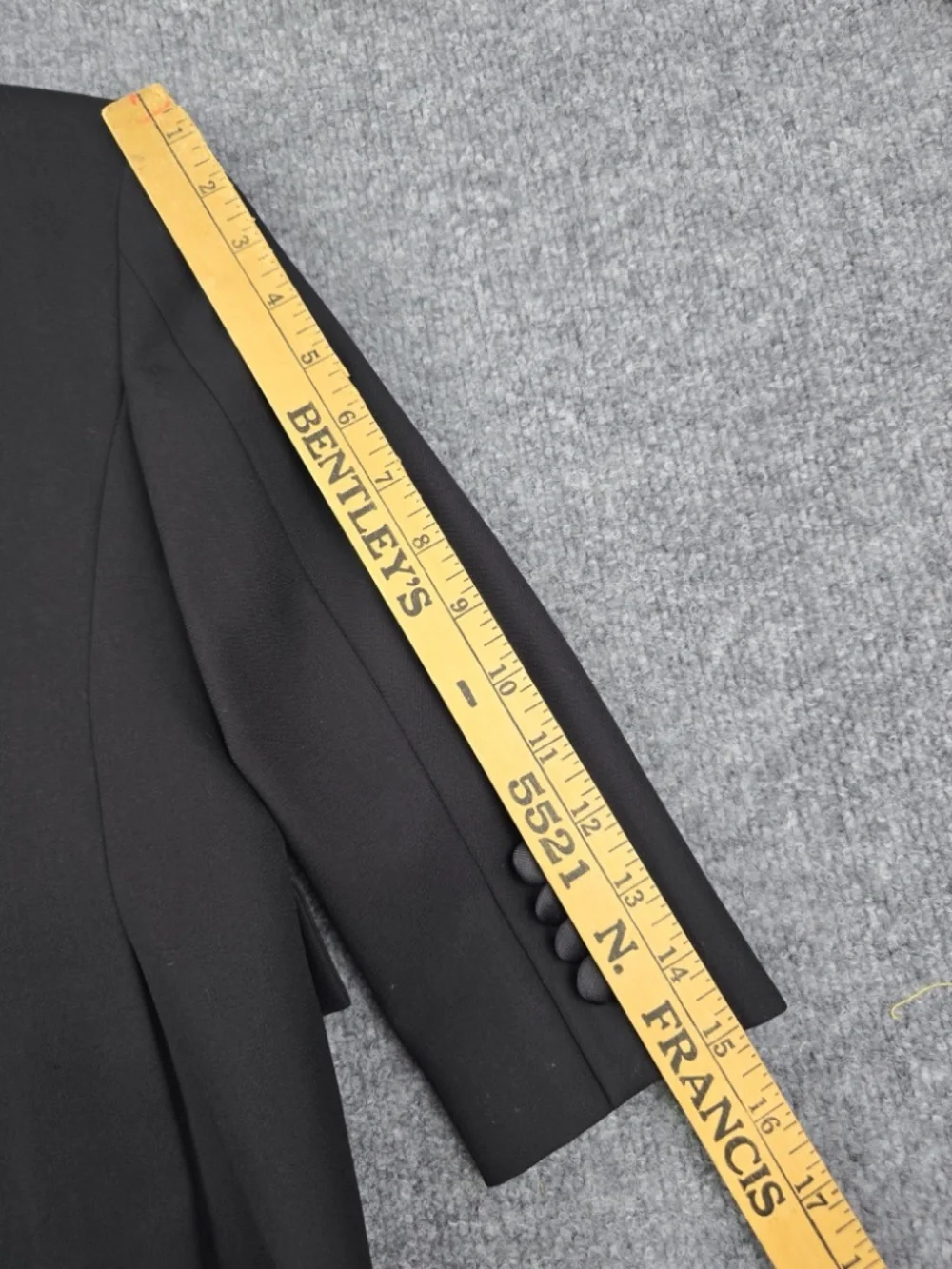 Polo Ralph Lauren Boys Wool Peak Lapel Tuxedo Jacket Blazer Black Size 5 Italy